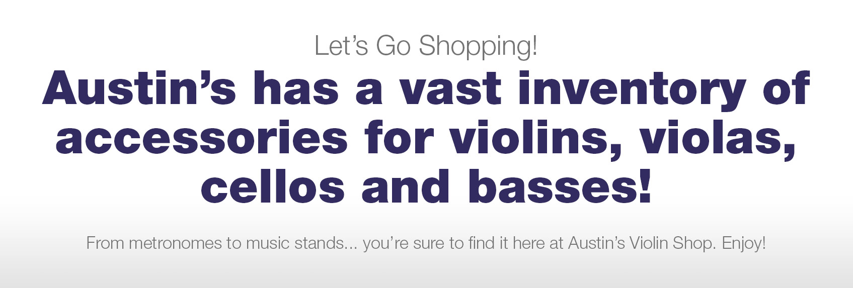 Store Landing Austins Violin Shop