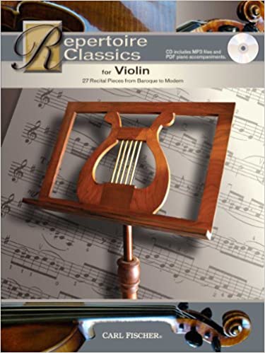 Repertoire classics for violin 27 recital pieces from baroque to modern