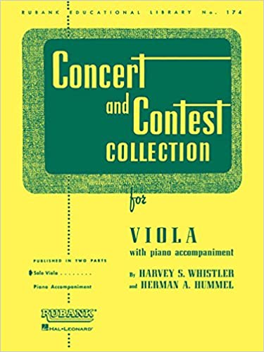 concert and contest collection for viola with piano accompaniment