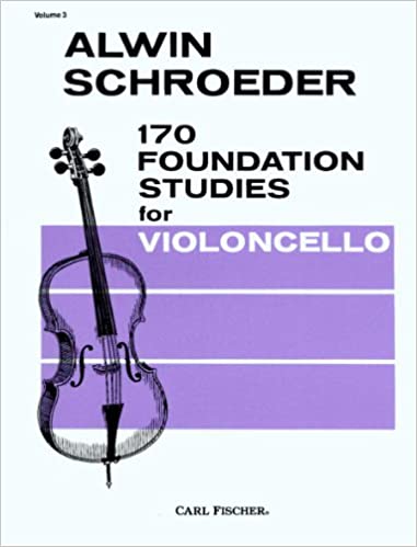 alwin schroeder 170 foundation studies for violoncello cello volume 3