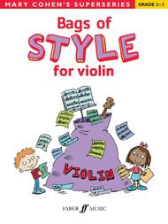 Mary cohen's superseries grade 2-3 bags of style for violin faber music