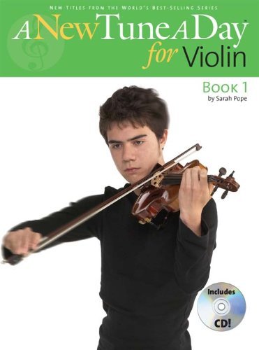 A new tune a day for violin book 1 by sarah pope includes dvd and audio cd new titles from the worlds best selling series dvd edition