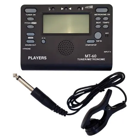 PLAYERS MT-60 Tuner-Metronome